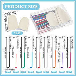 39 шт. 9-х видов игл для пробивки отверстий из углеродистой стали&nbsp;FIND-GA0007-36