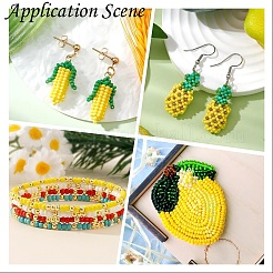 8/0 стеклянная краска для выпечки круглых бусин&nbsp;SEED-S036-01B-05