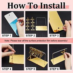 1 комплект акриловых подставок для сережек&nbsp;EDIS-CP0001-12