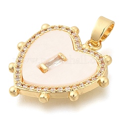 Подвеска из латуни с микропаве из акрила&nbsp;KK-S049-34G