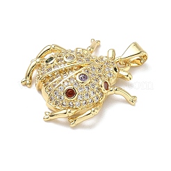 Латунные микро проложить кубического циркония подвески&nbsp;KK-D426-19B-G