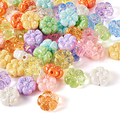 70шт 14 цвета непрозрачные и прозрачные акриловые бусины&nbsp;OACR-TA0002-78