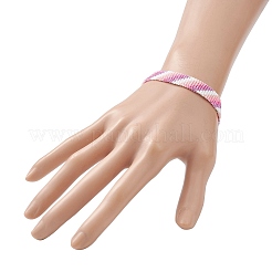 Браслеты из цветного стекла с градиентными бусинами для женщин&nbsp;BJEW-MZ00210