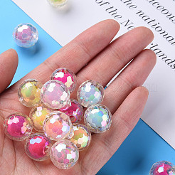 Прозрачные акриловые бусины&nbsp;TACR-S152-14B