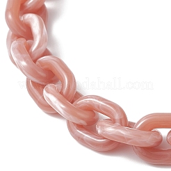 4 шт. 4-цветные акриловые цепочки для сумочек с декоративными цепочками&nbsp;AJEW-BA00178