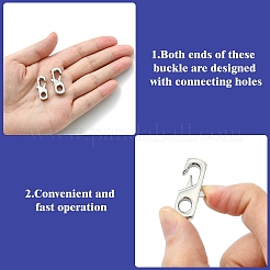 2 шт. 2 стиля карабинов из хирургической нержавеющей стали 316&nbsp;FIND-CJ0011-12