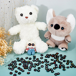 120 шт. 20-х цветные смоляные кабошоны в форме пуговиц&nbsp;AJEW-FH00028