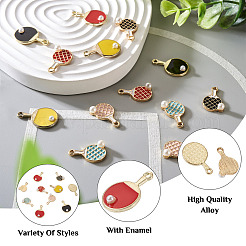 14шт 7 стиля подвески из цинкового сплава с эмалью&nbsp;ENAM-CD0001-26