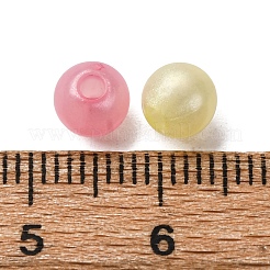 Светящиеся непрозрачные акриловые бусины&nbsp;OACR-G052-11B