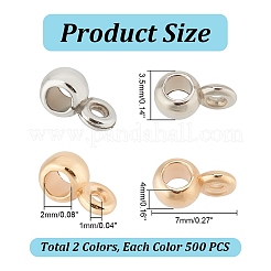 1000 шт. 2-х цветные пластиковые трубчатые дужки ccb&nbsp;CCB-AR0001-10