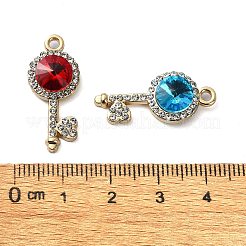 Золотые подвески из сплава со стразами&nbsp;PALLOY-F308-13G