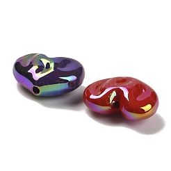 УФ-покрытие непрозрачные радужные переливающиеся акриловые бусины&nbsp;SACR-R001-01A