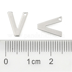 Подвески-буквы из нержавеющей стали 304&nbsp;X-STAS-O072-V