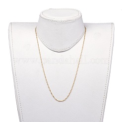 Ожерелья из сингапурской цепи из нержавеющей стали 304&nbsp;X-NJEW-JN02662-03