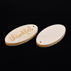 Деревянные большие подвески&nbsp;WOOD-S055-44B