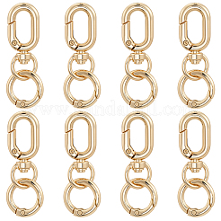 8 шт. Кольца пружинные затворные из сплава&nbsp;FIND-BBC0004-68