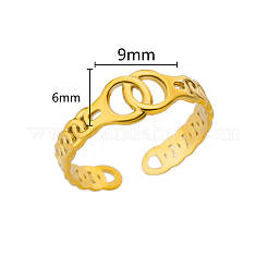 Индивидуальные специальные интересы 304 нержавеющая сталь манжеты кольца для женщин&nbsp;FS-WG32BFC-06