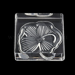 Силиконовые прозрачные штампы с цветами и акриловыми блоками&nbsp;DIY-G121-07E