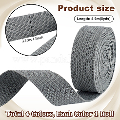 4 рулон поликоттоновой ленты 4 цветов&nbsp;OCOR-PH0004-81B