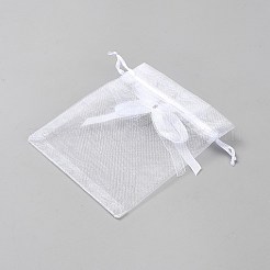 3d цветочные органзовые мешочки на завязках&nbsp;OP-WH2002-01A-01