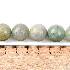 Природные китайский нефрит бисер пряди&nbsp;G-A310-A02-16mm