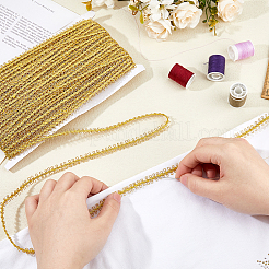 Полиэстеровая сороконожка плетеная волнистая лента&nbsp;OCOR-WH0111-42