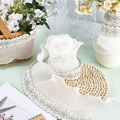 Кружевная лента из полиэстера&nbsp;OCOR-WH20005-44B