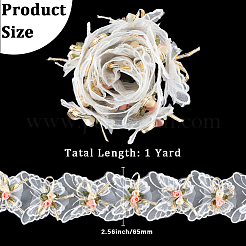 Кружевная отделка из полиэстера 1 ярд&nbsp;SENE-CY0001-03