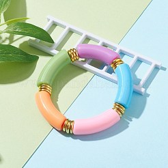 Комплекты браслетов из непрозрачного акрила из бисера&nbsp;BJEW-JB06513