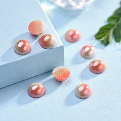 Непрозрачные стеклянные кабошоны&nbsp;LS-X-GGLA-S038-10K-6mm