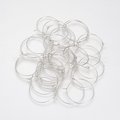 Латунные серьги обруча&nbsp;KK-S327-11P