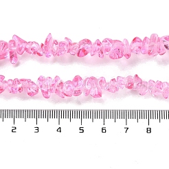 С напылением окрашенные прозрачные стеклянные бусинки&nbsp;GLAA-P060-01A-09