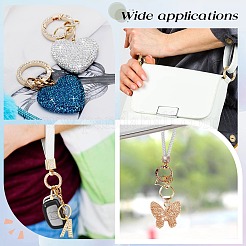 6 шт. стойка гальванизированная латунь микропаве прозрачный кубический цирконий пружинное затворное кольцо&nbsp;ZIRC-SC0001-30