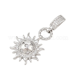 Латунные микро проложить кубического циркония подвески&nbsp;LS-KK-H518-01A-P