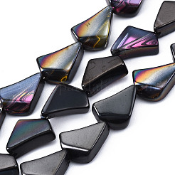 Стеклянные бусины с гальваническим покрытием &nbsp;EGLA-N008-003