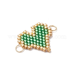 5 шт. стеклянные бусины-сердечки miyuki delica&nbsp;PALLOY-MZ00702-01