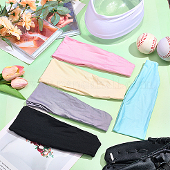 6 шт. 6-цветная широкая повязка на голову для спорта&nbsp;AJEW-CN0005-07B