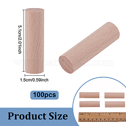 100 шт. палочки для поделок из бука&nbsp;DIY-NB0014-58