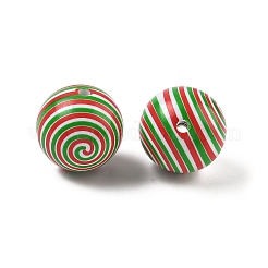 Печать непрозрачных акриловых бусин&nbsp;OACR-Z035-10