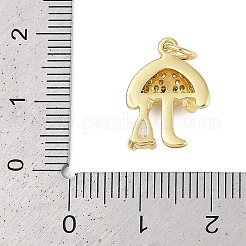 Стойки обшивки латунь микро проложить Циркон подвеску&nbsp;KK-R166-02G-03