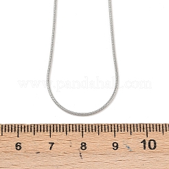 Устойчивые к потускнению модные унисекс 201 нержавеющая сталь змеиные цепи ожерелья&nbsp;NJEW-L043-06P