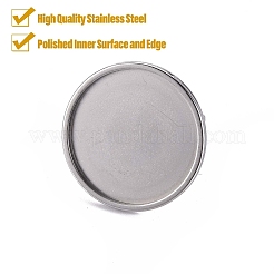 Фурнитура для манжетного кольца из нержавеющей стали 201 STAS-S080-040G-P