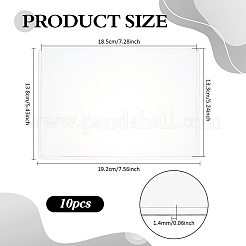 Пластиковый держатель удостоверения личности&nbsp;AJEW-WH0314-974B