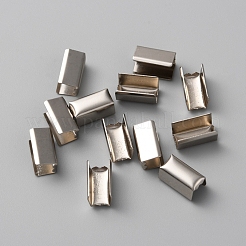 100 шт. Железные складные обжимные концы&nbsp;IFIN-WH0086-03B-P