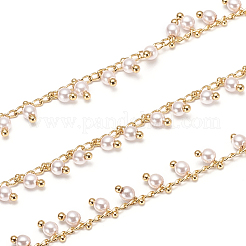 Латунные бисерные цепочки ручной работы&nbsp;CHC-I027-09G