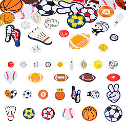 27 шт. 27 стиля спортивной тематики компьютерная вышивка тканевые нашивки&nbsp;PATC-TA0001-11