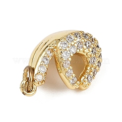 Латунные микро проложить кубического циркония подвески&nbsp;KK-S526-14G-D