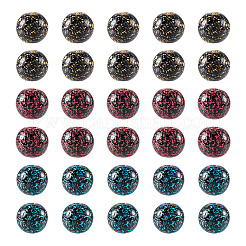 90шт 3 цвета непрозрачные акриловые бусины&nbsp;OACR-TA0002-57