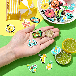 56 шт. 56 стиля летняя тематика ПВХ кабошоны&nbsp;KY-CJ0002-10