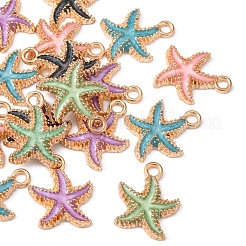 20шт 5 цвета сплава эмалевые подвески&nbsp;ENAM-YW0002-05